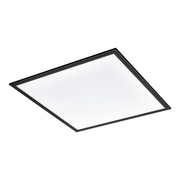 Plafón LED cuadrado negro 60x60 4000K 4.700Lm IP20 Salobrena 1 33W Instalación en Superficie 900819 Eglo