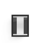 Aplique de pared LED exterior Negro Impress cuadrado 15W IP44 2000 - 6500 Hue White Color Ambiance, cambia de color