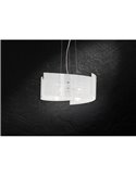 Lámpara de Techo Altura Ajustable Pantalla Vidrio SIGNA Bombillas excl. 3x E27 max. 40W IP20