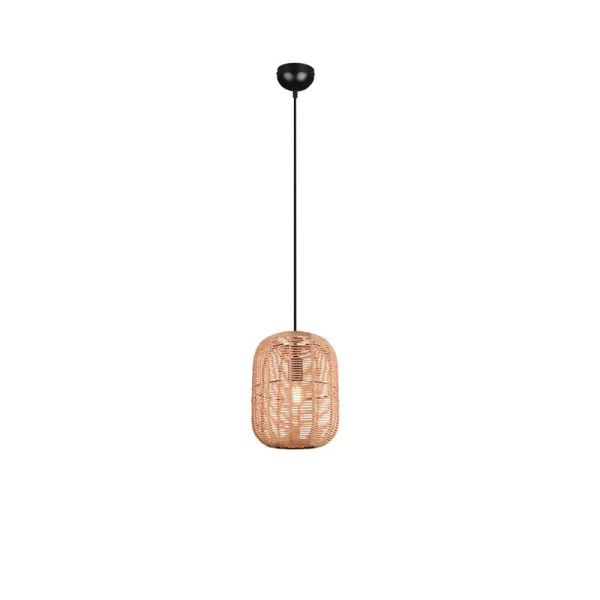 RUNA Petit Plafonnier Corde Naturelle Hauteur Ajustable Ampoule excl. 1x E27 max. 40W IP20
