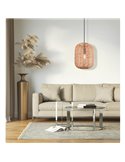 Lámpara de Techo Pantalla Cuerda Natural RUNA Grande Altura Ajustable Bombilla excl. 1x E27 max. 40W IP20