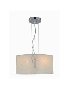 Lampe à suspension avec abat-jour en verre SPIRELLI Ampoule excl. 2x E27 max. 40W IP20