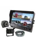 Kit de Cámara con Monitor de 7" Reconocimiento de Vehículos y Personas 2 Cámaras AHD con Visión Nocturna y DVR Integrado
