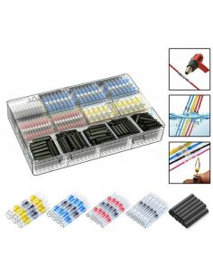 Conectores Termorretráctiles para Soldadura | Paquete de 400 Piezas | Impermeables y Resistentes 2