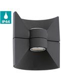 Aplique de Pared LED REDONDO Muy Decorativo Bombilla 2 GU10 incl. 2x2,5W IP44
