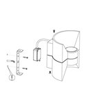 Aplique de Pared LED REDONDO Muy Decorativo Bombilla 2 GU10 incl. 2x2,5W IP44