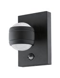 Applique extérieure LED avec détecteur de mouvement jour/nuit SESIMBA anthracite 3000K, 660Lm