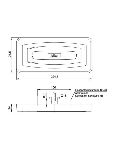 Lanterna traseira multifuncional LED Jokon L 930 | Design compacto e versátil para qualquer veículo com cabo 9/32V