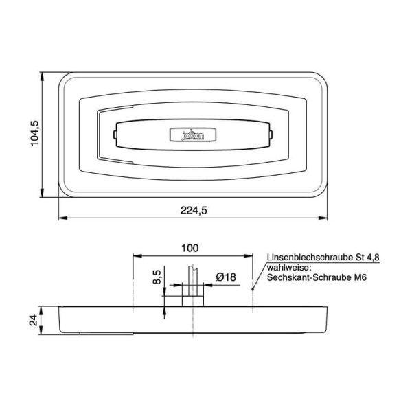 Piloto Trasero Multifunción LED Jokon L 930 | Diseño Compacto y Versátil para Cualquier Vehículo con cable 9/32V