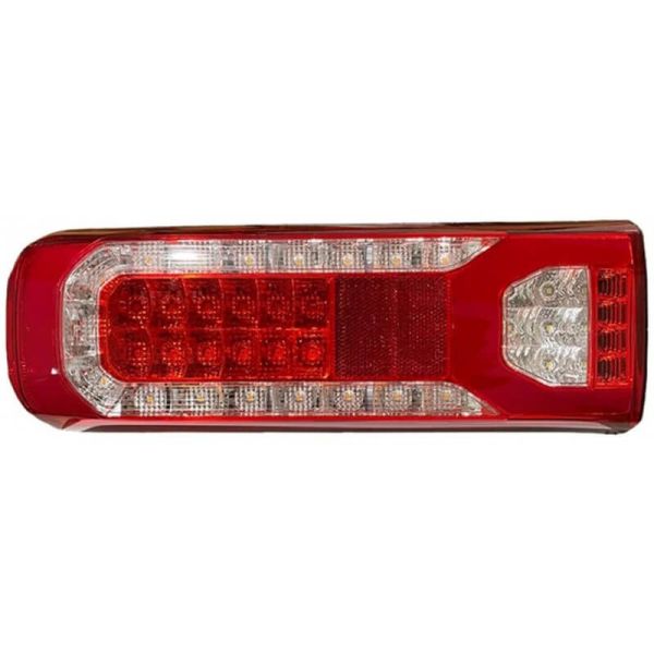Lanterna traseira LED para Mercedes Actros MP4 esquerda e direita | Conector lateral | OEM 0035443203 e 0035443403