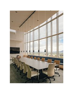 Lámpara colgante de carril LED PAGODA 12.5W 3000K Pista Trifásica Negro 3000K 950 Lm/ 4000K 1050 Lm 2