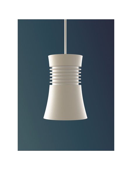 Suspension sur rail GU10 blanc/noir PAGODA (non incluse)