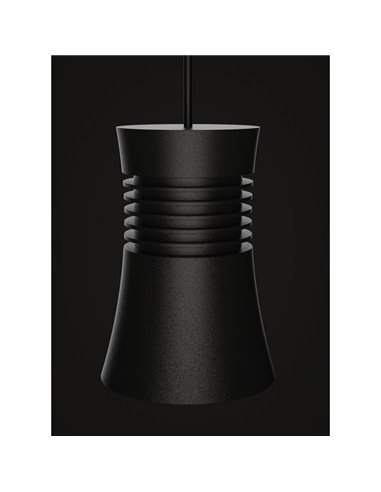 Lámpara colgante de carril PAGODA blanco/negro GU10 (no incluida)