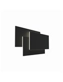 Aplique de pared LED interior TAHITI XL 36W 3000K 3240 Lm blanco/negro