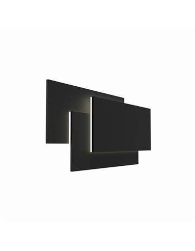 Aplique de pared LED interior TAHITI XL 36W 3000K 3240 Lm blanco/negro