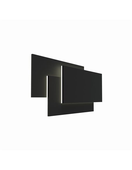 Aplique de pared LED interior TAHITI XL 36W 3000K 3240 Lm blanco/negro