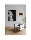 Aplique de pared LED interior TAHITI XL 36W 3000K 3240 Lm blanco/negro