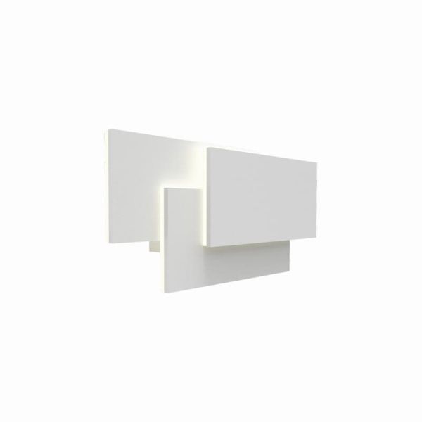 Applique murale LED d'intérieur TAHITI XL 12W 3000K 1080 Lm Blanc/Noir