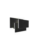 Aplique LED de interior TAHITI XL 12W 3000K 1080 Lm Blanco/Negro