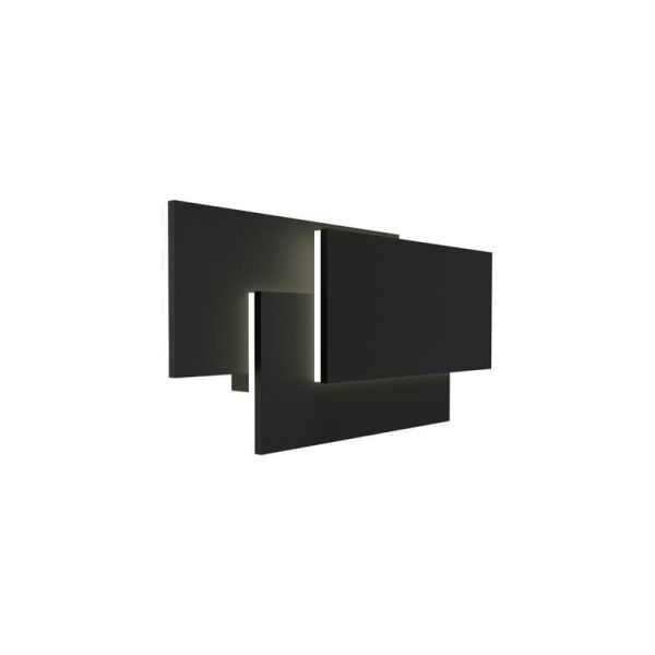 Aplique LED de interior TAHITI XL 12W 3000K 1080 Lm Blanco/Negro