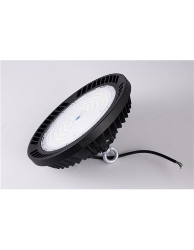 Campana LED Industrial URANO negra Muy Potente 200W, 60º/90º/120º - 4000K-28000Lm/5000K-30000Lm
