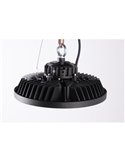 Campana LED Industrial URANO negra Muy Potente 200W, 60º/90º/120º - 4000K-28000Lm/5000K-30000Lm