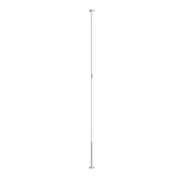 Lámpara de Pie De Salón LED VERTICAL (de suelo a techo 230-260cm) 36W Dimable 3000K 2160 Lm Blanco/Negro