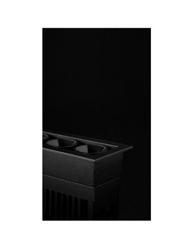Downlight LED empotrable BLACK FOSTER MICRO RECESSED 5 Luces negro 2700K/3000K/4000K Dimmable/No Regulable Dali/Push