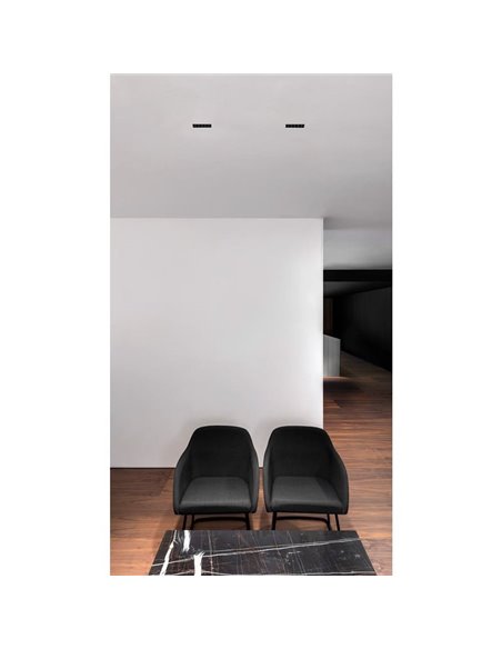 Downlight LED empotrable BLACK FOSTER MICRO RECESSED 5 Luces negro 2700K/3000K/4000K Dimmable/No Regulable Dali/Push