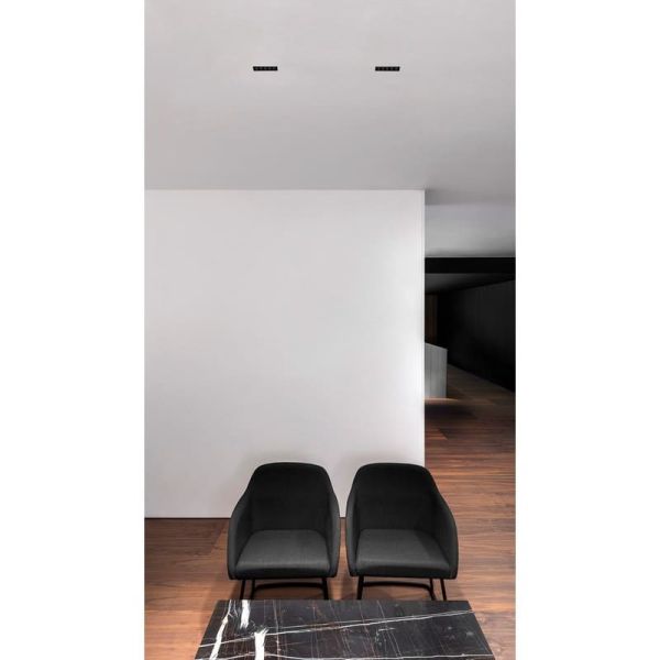 Downlight LED encastrable BLACK FOSTER MICRO RECESSED 5 Lumières noir 2700K/3000K/4000K Gradable/Non dimmable Dali/Push