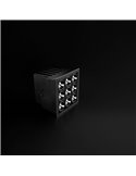 Downlight LED empotrable cuadrado BLACK FOSTER MICRO RECESSED 3X3 6 Luces negro 2700K/3000K/4000K Dimmable/No Regulable Dali/Pus