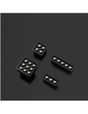 Downlight LED empotrable cuadrado BLACK FOSTER MICRO RECESSED 3X3 6 Luces negro 2700K/3000K/4000K Dimmable/No Regulable Dali/Pus