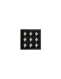 Downlight LED empotrable cuadrado BLACK FOSTER MICRO RECESSED 3X3 6 Luces negro 2700K/3000K/4000K Dimmable/No Regulable Dali/Pus