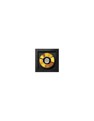 Downlight LED empotrable cuadrado BLACK FOSTER REC 1 FLOOD Dimmable PUSH 2700K/3000K/4000K Surtido Colores