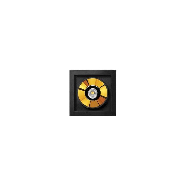 Downlight LED empotrable cuadrado BLACK FOSTER REC 1 FLOOD Dimmable PUSH 2700K/3000K/4000K Surtido Colores
