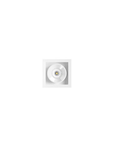 Downlight LED empotrable cuadrado BLACK FOSTER REC 1 FLOOD Dimmable PUSH 2700K/3000K/4000K Surtido Colores