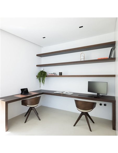 Downlight LED empotrable cuadrado BLACK FOSTER REC 1 SPOT 1 Luz 2700K/3000K/4000K Surtido de Colores, Regulable/No Regulable