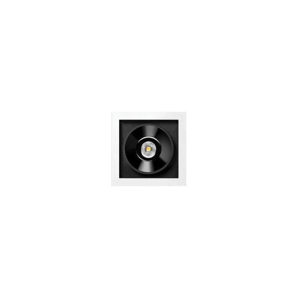 Downlight LED empotrable cuadrado BLACK FOSTER REC 1 SPOT 1 Luz 2700K/3000K/4000K Surtido de Colores, Regulable/No Regulable