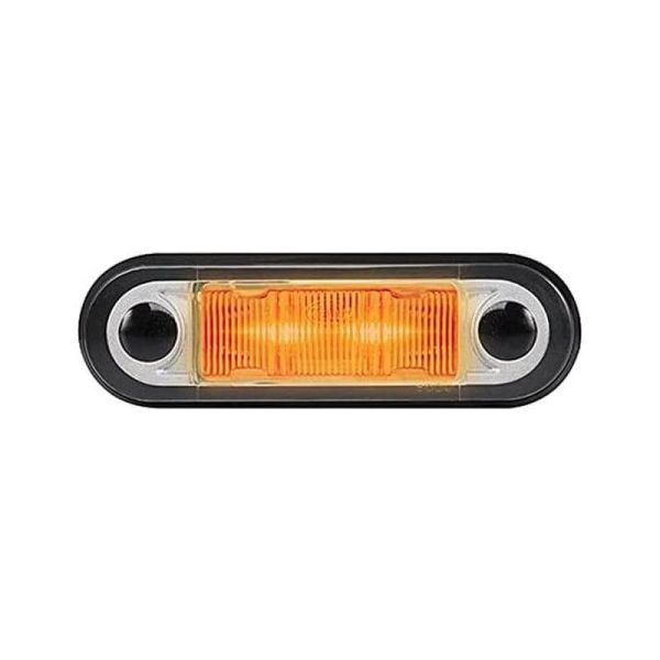 Luz de Gálibo LED HELLA 12/24V - Montaje Lateral - Amarillo - ADR/GGVS - Cable 2500m