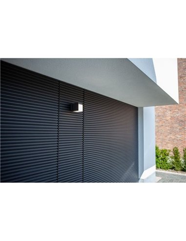 Applique d'extérieur LED CUBA 1 tête 12,2W anthracite/noir mat 3000K/4000K