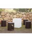 Cubo LED blanco iluminado con cable para exterior CUBY 40, 6000K (luz fría) | LeónLeds Iluminación