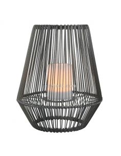 Candeeiro de mesa solar LED exterior com sensor Mineros | LeónIluminação Leds | pequena lâmpada solar branca 2