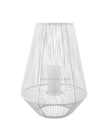 Lampe de table solaire LED d'extérieur avec capteur Mineros | Éclairage LeónLeds | grande lampe solaire blanche pour restaurant