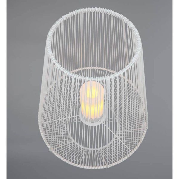 Lampe de table solaire LED d'extérieur avec capteur Mineros | Éclairage LeónLeds | grande lampe solaire blanche portable