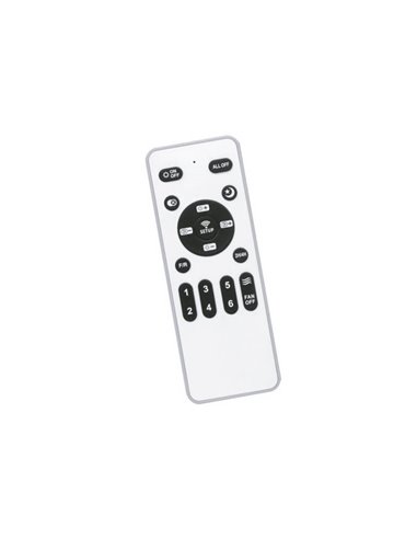 Ventilador de Techo LED BYAN Mini Blanco+Madera 18W 2000Lm CCT Dim