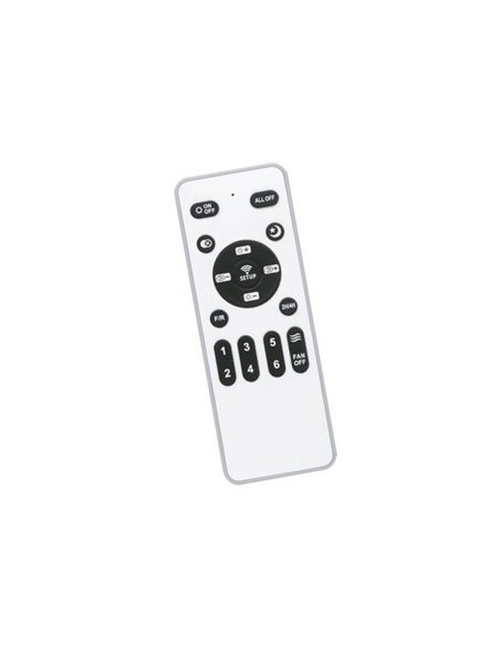 Ventilador de Techo LED BYAN Mini Blanco+Madera 18W 2000Lm CCT Dim