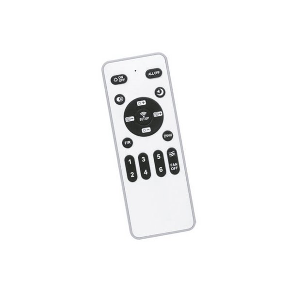 Ventilador de Techo LED BYAN Mini Blanco+Madera 18W 2000Lm CCT Dim