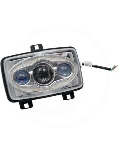 Faro LED rectangular Delantero con Luz de Cruce y Luz de Carretera Homologado Valtra Jungheinrich 15,5Cm x 11,7Cm