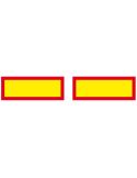 Señal V6 adhesiva de Vehículo Largo 2 X 565X200MM Vignal | LeonLeds