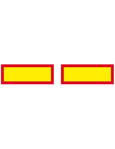 Señal V6 adhesiva de Vehículo Largo 2 X 565X200MM Vignal | LeonLeds